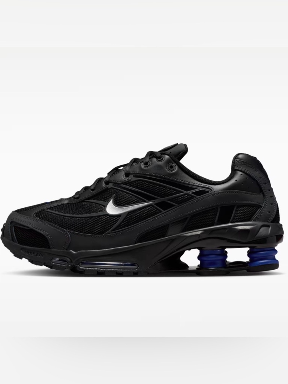 Nike Shox 🔥 Ride 2 Black Metallic Silver Deep Royal Blue IM5999-010 Size 10.5 - Picture 7 of 10